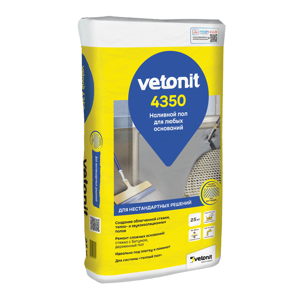 ���������� ��������� (�������� ���) ��� ����������������� ����� Weber.vetonit 4350 ������������������� 25 ��  