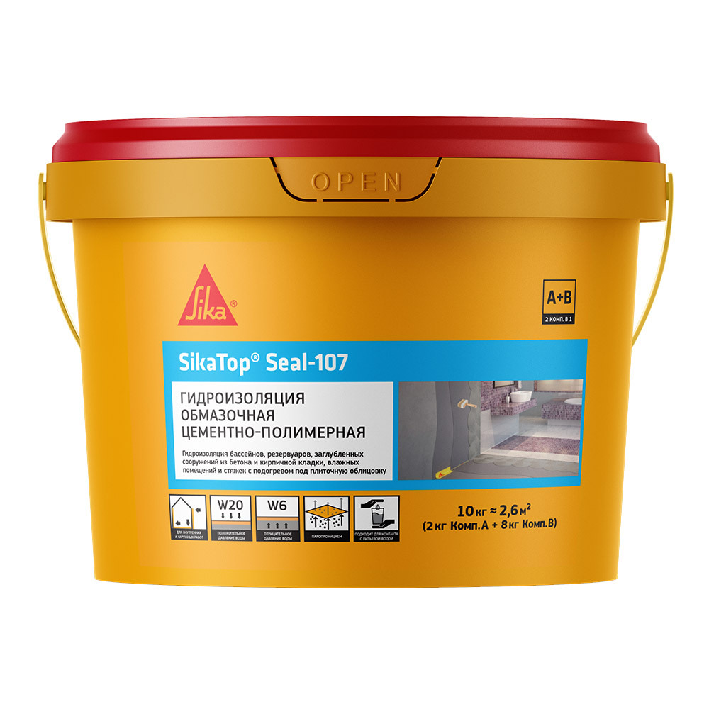 ���������� ������������� ��������-���������� Sika SikaTop Seal-107 2� 10 ��  