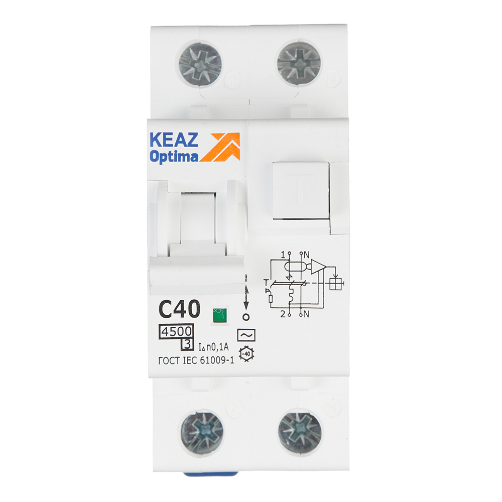 ���������� ������� ���������������� ���� OptiDin D63 40� 1P+N ��� AC 100 �� 4,5 �� (328109)  