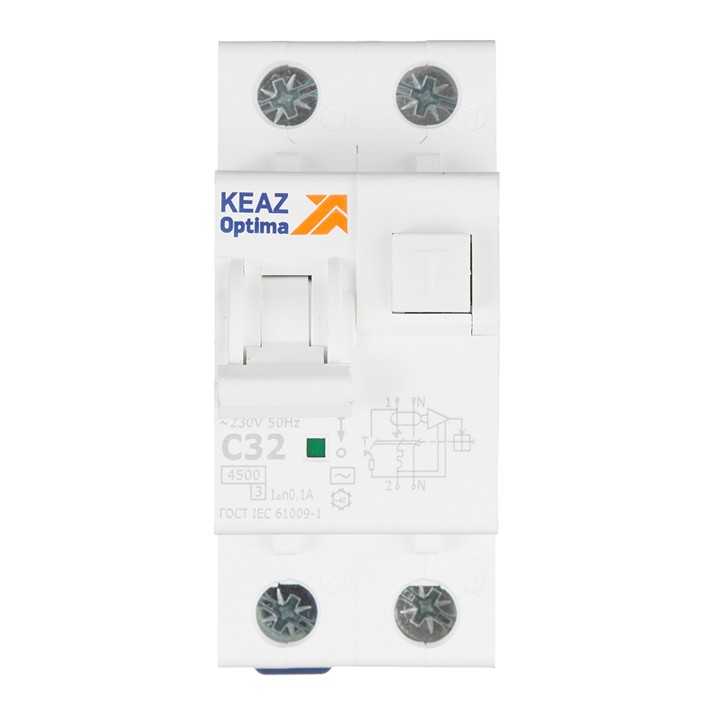���������� ������� ���������������� ���� OptiDin D63 32� 1P+N ��� AC 100 �� 4,5 �� (328108)  