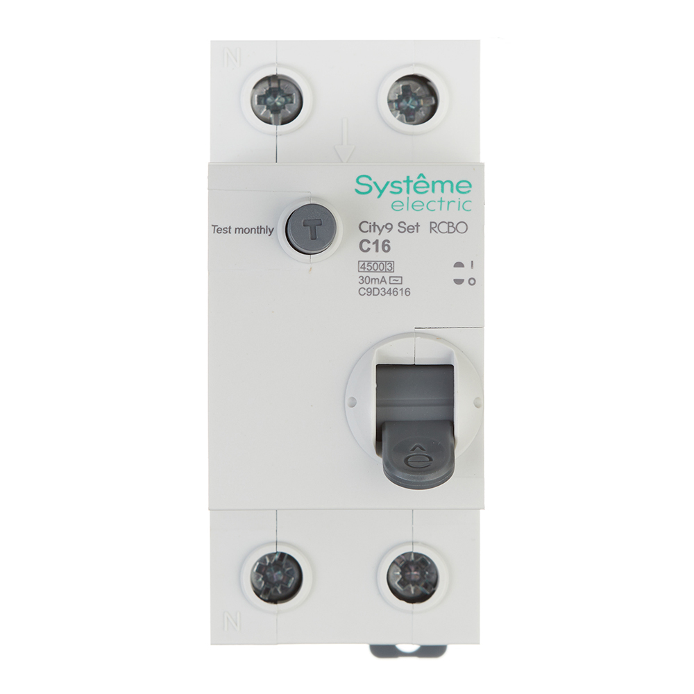 ���������� ������� ���������������� Systeme Electric City9 Set ���� 16� 1P+N ��� AC 30 �� 4,5 �� (C9D34616)  
