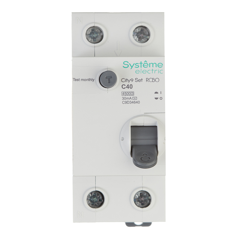���������� ������� ���������������� Systeme Electric City9 Set ���� 40� 1P+N ��� AC 30 �� 4,5 �� (C9D34640)  