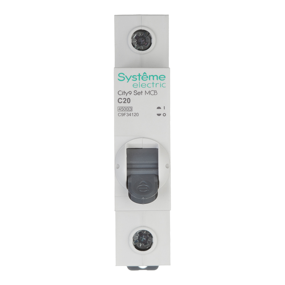 ���������� �������������� ����������� ��������� Systeme Electric City9 Set 1P 20� ��� C 4,5 �� 230 � (C9F34120)  