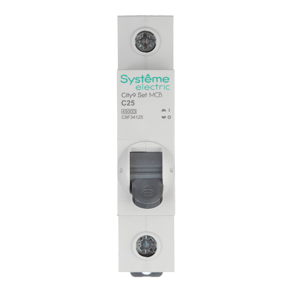 ���������� �������������� ����������� ��������� Systeme Electric City9 Set 1P 25� ��� C 4,5 �� 230 � (C9F34125)  