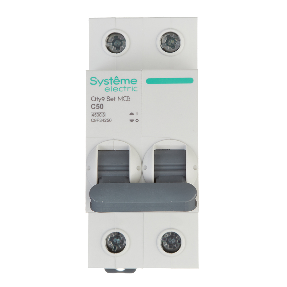 ���������� �������������� ����������� ��������� Systeme Electric City9 Set 2P 50� ��� C 4,5 �� 230 � (C9F34250)  