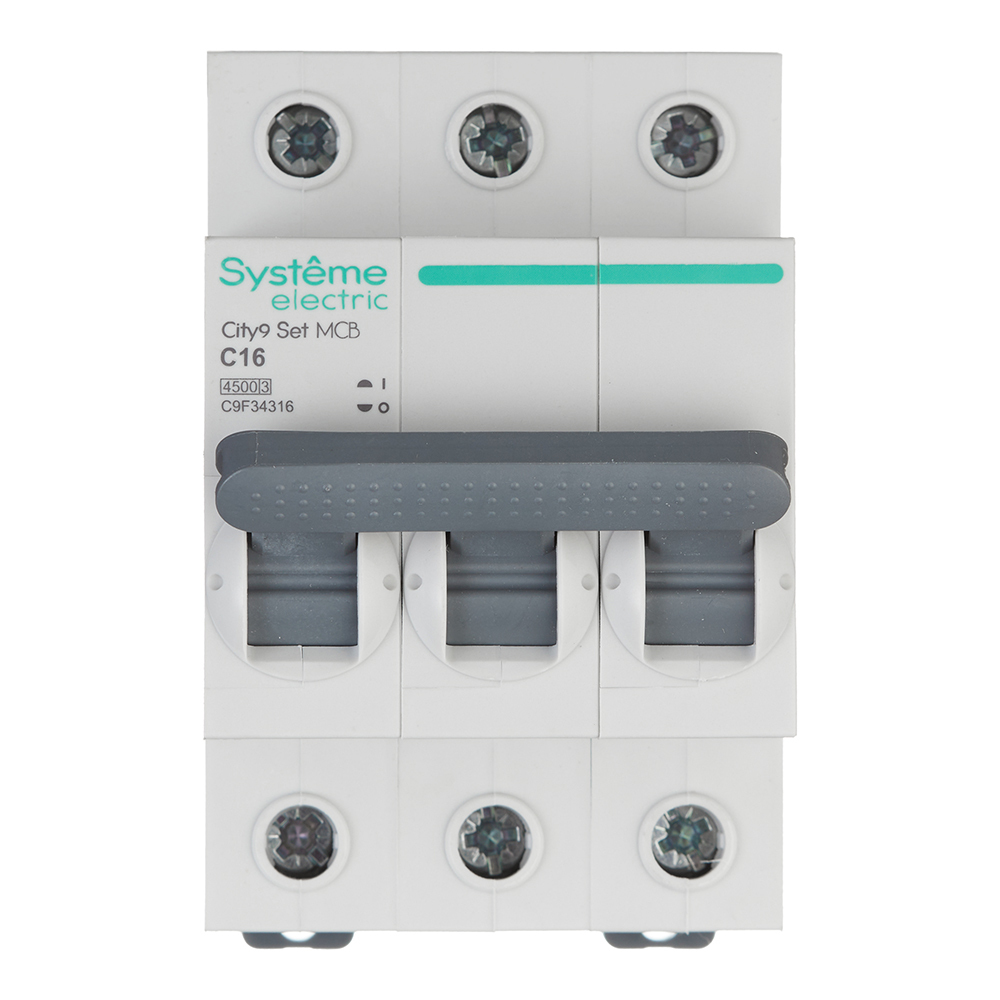 ���������� �������������� ����������� ��������� Systeme Electric City9 Set 3P 16� ��� C 4,5 �� 230 � (C9F34316)  