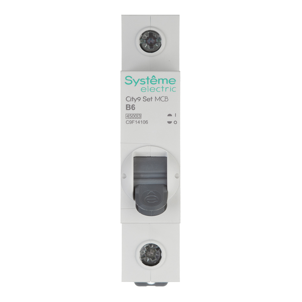 ���������� �������������� ����������� ��������� Systeme Electric City9 Set 1P 6� ��� B 4,5 �� 230 � (C9F14106)  
