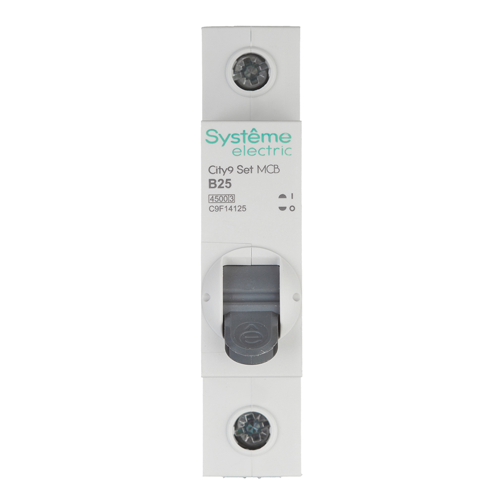 ���������� �������������� ����������� ��������� Systeme Electric City9 Set 1P 25� ��� B 4,5 �� 230 � (C9F14125)  
