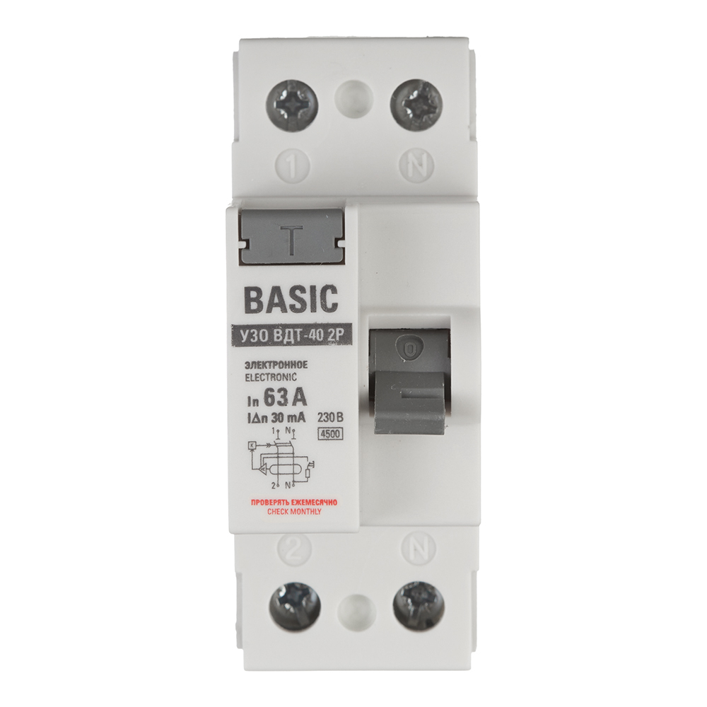 ���������� ��� EKF Basic ���-40 63� 1P+N ��� AC 30 �� 4,5 �� (elcb-2-63-30e-sim)  