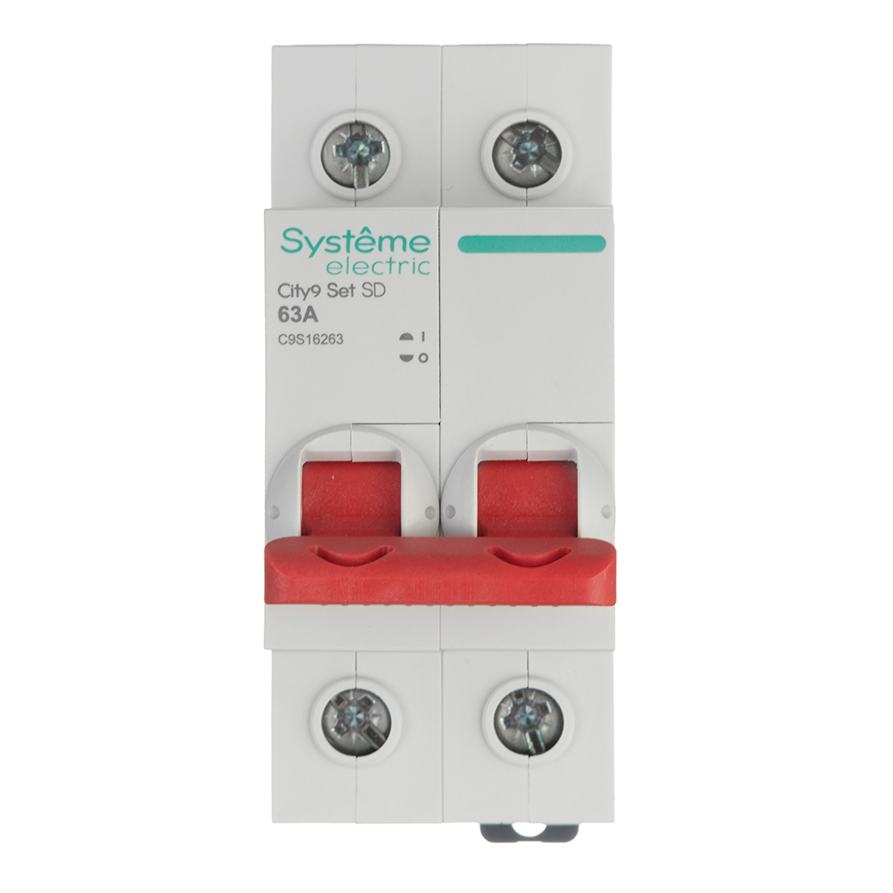 ���������� ����������� �������� Systeme Electric City9 Set 2P 63� 230 � �� DIN-����� (C9S16263)  