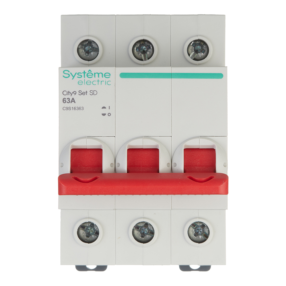 ���������� ����������� �������� Systeme Electric City9 Set 3P 63� 230 � �� DIN-����� (C9S16363)  