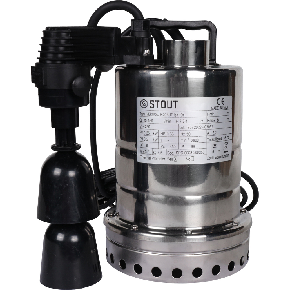 ���������� ����� ��������� Stout ��� ������� ���� 150 �/��� (SPD-0003-200250)  