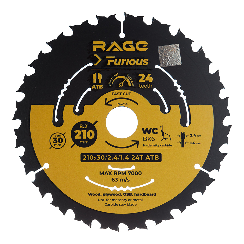 ���������� ���� ������� �� ������ Rage Furious Fast cut 210�30 �� 24 ���� (594234)  