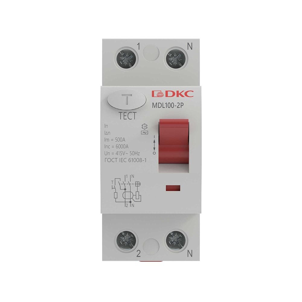 ���������� ��� DKC Yon Max MDL100 63� 1P+N ��� AC 100 �� 10 �� 10 �� (MDL100-2P3-63-AC)  