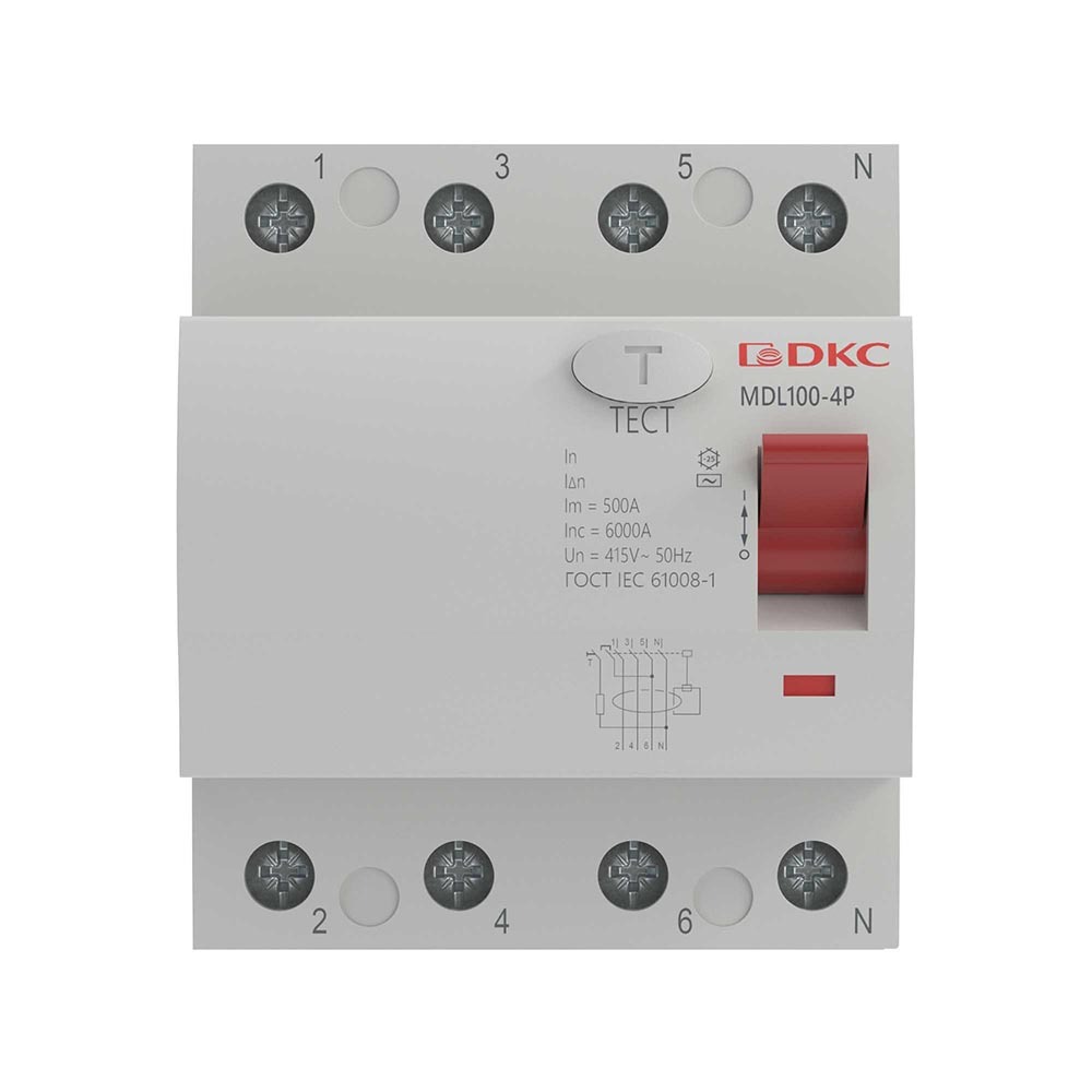 ���������� ��� DKC Yon Max 63� 3P+N ��� AC 100 �� 10 �� (MDL100-4P3-63-AC)  