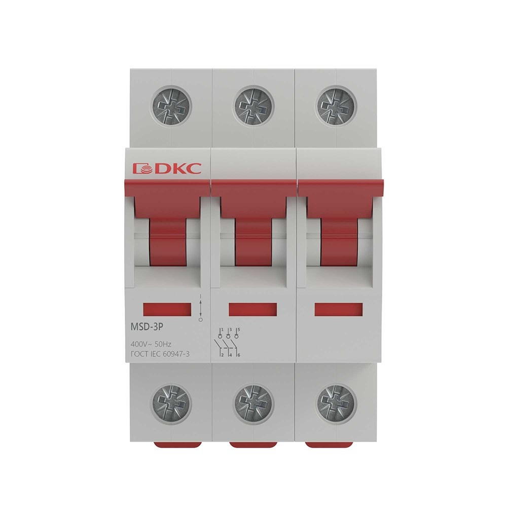 ���������� ����������� �������� DKC Yon Max MSD 3P 63� 400 � �� DIN-����� (MSD-3P63)  