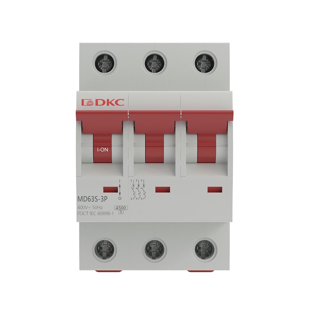 ���������� �������������� ����������� ��������� DKC Yon Max MD63S 3P 32� ��� C 4,5 �� 400 � (MD63S-3PC32)  