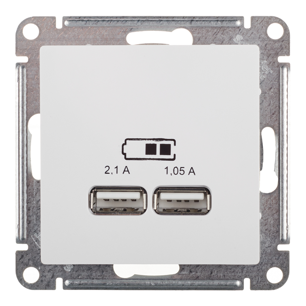 ���������� ������� USB Systeme Electric AtlasDesign ������������ ����� 2�USB-� (ATN000133)  