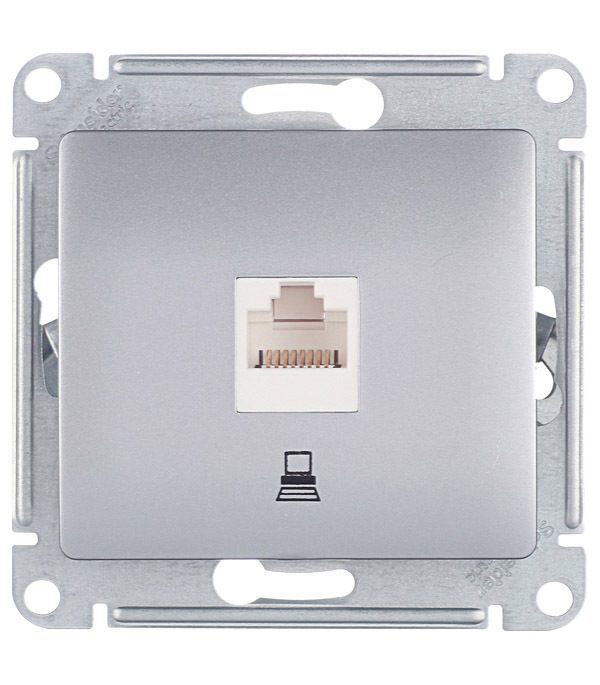 ���������� ������� ������������ Systeme Electric Glossa ������������ �������� RJ45 (GSL000381�)  