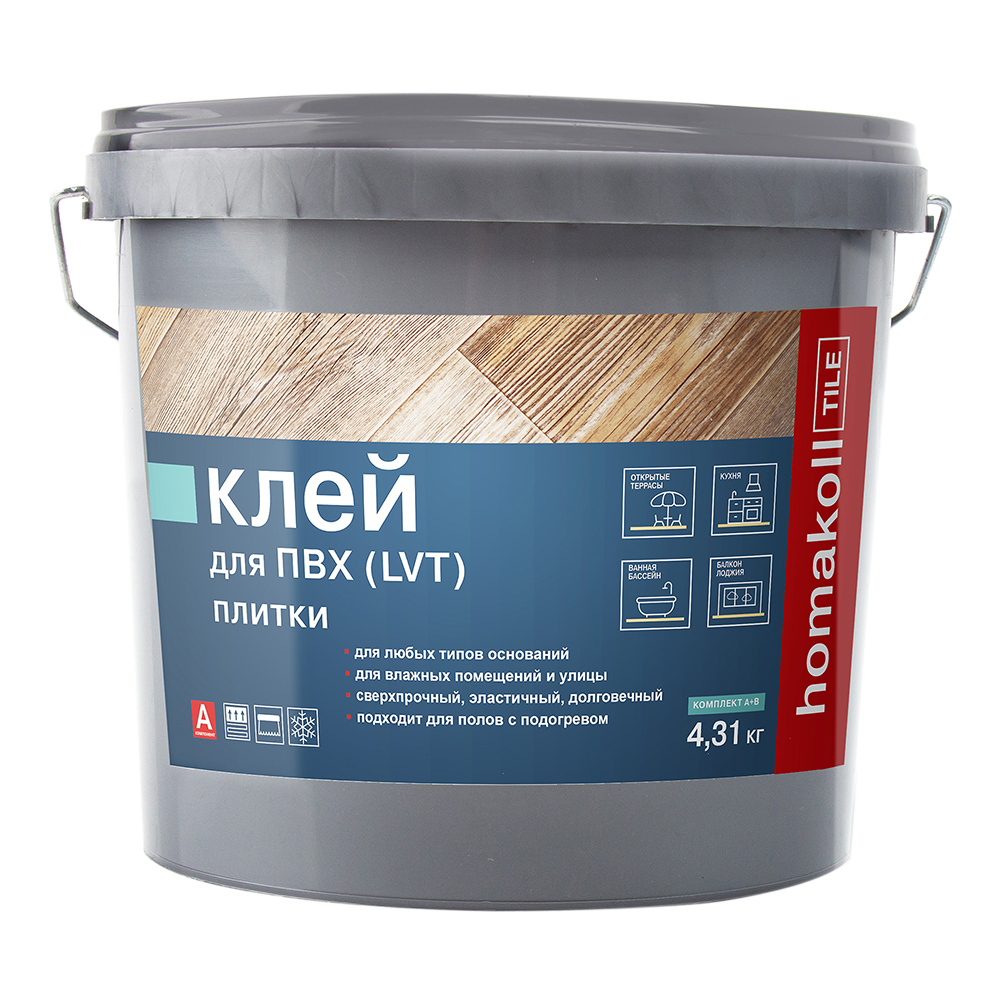 ���������� ���� �������������� ��� ��� ������ ���������������� Homa Homakoll Tile 2K PU 4,3 ��  