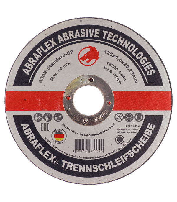 ���������� ���� �������� �� ������� Abraflex 125�22,2�1,6 �� (�125162223/30025)  