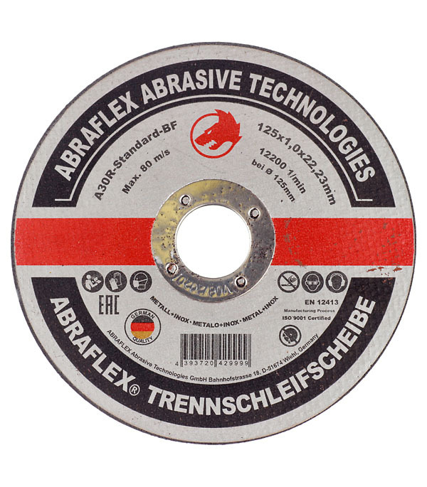 ���������� ���� �������� �� ������� Abraflex 125�22,2�1 �� (�125102223/29999)  