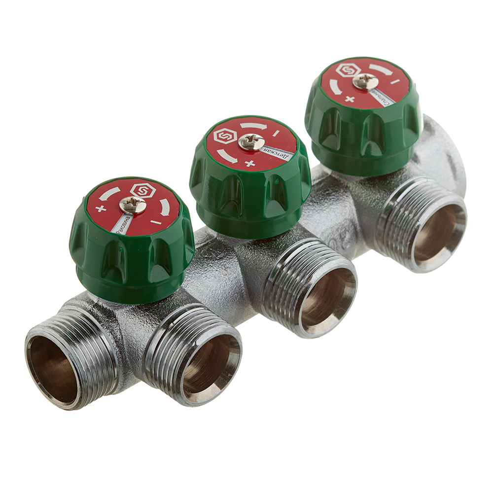 ���������� ��������� Stout 3/4 ��(�) � 3 ������ 3/4(��) � 3/4 ��(�) ������������ (SMB-6850-343403)  