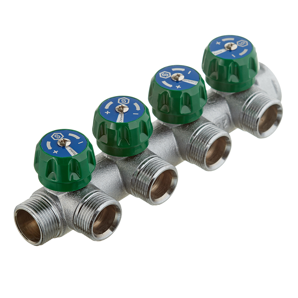 ���������� ��������� Stout 3/4 ��(�) � 4 ������ 3/4(��) � 3/4 ��(�) ������������ (SMB-6850-343404)  
