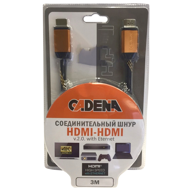 ���������� ������ HDMI-HDMI 2.0 CADENA 3,0� ����.  