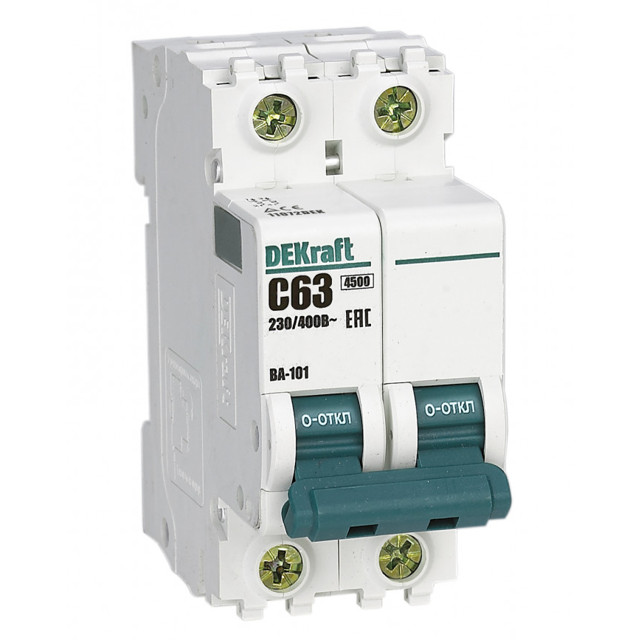 ���������� ����������� �������������� DEKRAFT 63� 2P � 4,5��  