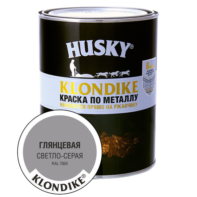 ���������� ������ �������� HUSKY-KLONDIKE �� �������� 0,9� RAL 7004 ������-�����, ���.25704  