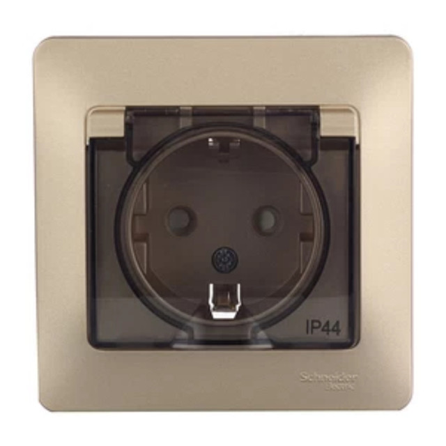 ���������� ������� 1 ���� SYSTEME ELECTRIC Glossa IP44 �/� �/� �/� �����  