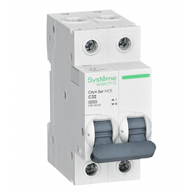 ���������� ����������� �������������� SE CITY9  2P 32� ��� � 4,5kA  