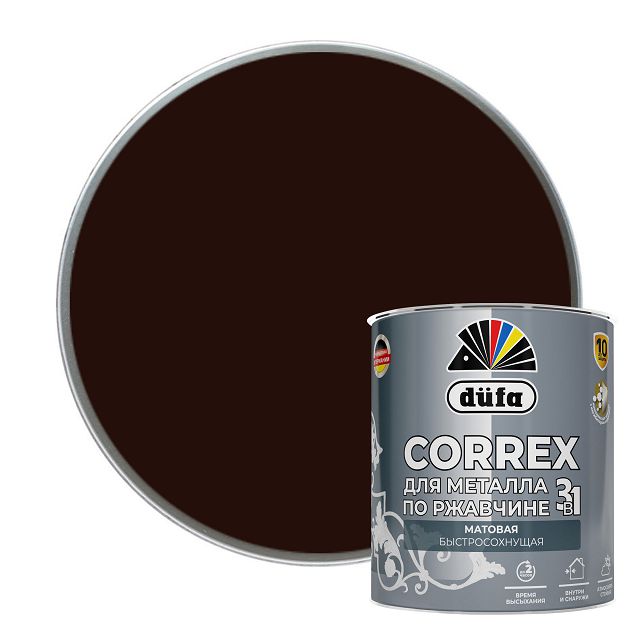 ���������� �����-����� DUFA Correx 3�1 RAL-8017 ���������� ������� 0,75�, ���. ��00-014776  