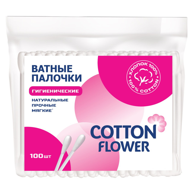 ���������� ������� ������������� COTTON FLOWER 100�� ����������  