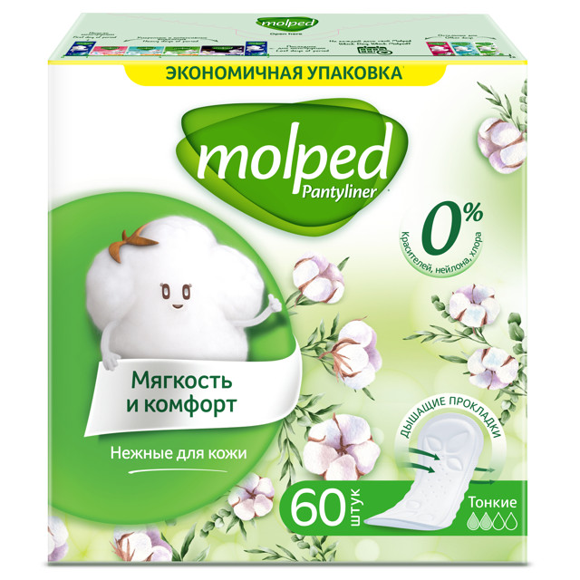���������� ��������� MOLPED Pure&Soft Skin Frendly ������������ ������ ������ 60��  