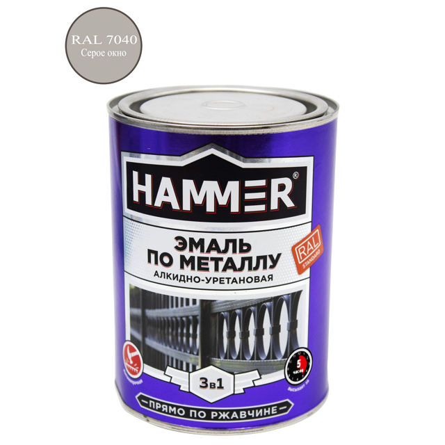 ���������� �����-����� �� ������� HAMMER 0,9�� RAL7040 ����� ����, ���.��000133622  
