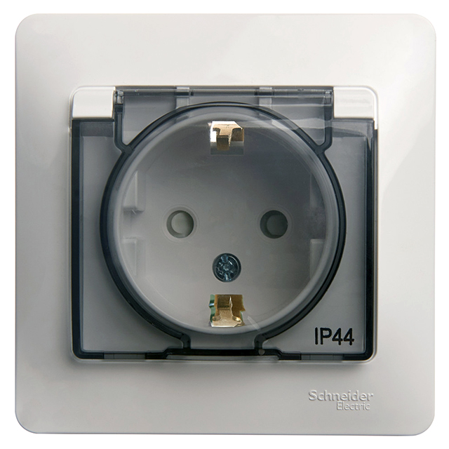 ���������� ������� 1 ���� SYSTEME ELECTRIC Glossa IP44 �/� �/� �/� �����  