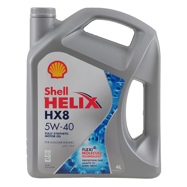 ���������� ����� �������� SHELL HELIX HX8 5W40 4�  