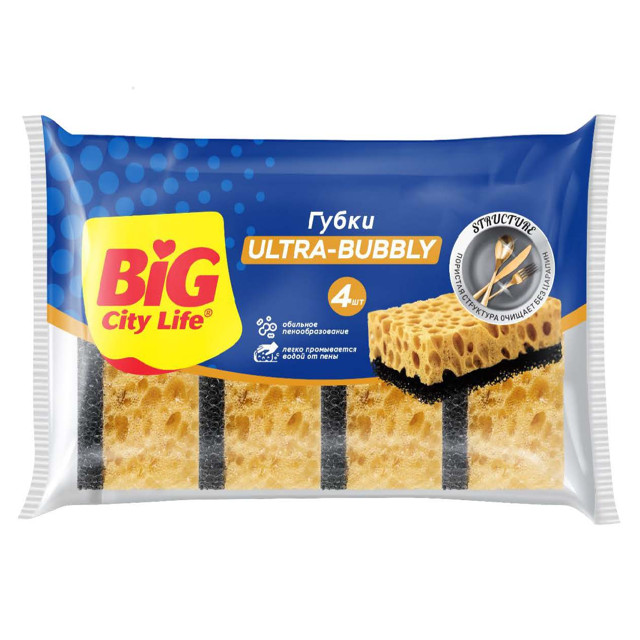 ���������� ����� ����� BIG CITY Ultra bubbly 4�� 9,5�6,5�3,5 �������, �������  