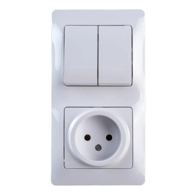 ���������� ���� 2-��������� ����������� � ������� SYSTEME ELECTRIC Glossa �/� �����  