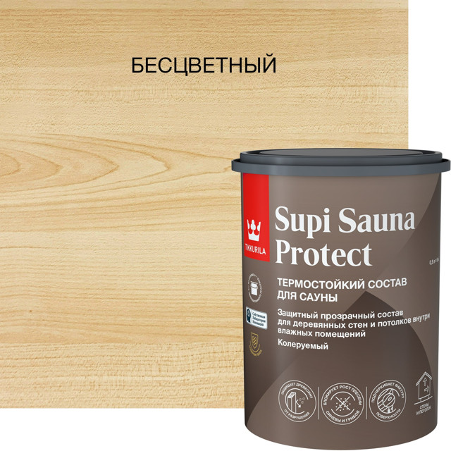 ���������� ������ ��� ����� TIKKIVALA Supi Sauna Protect 0,9� ����������, ���.700014050  