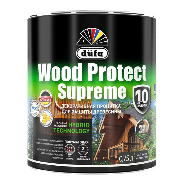 ���������� �������� �������������� DUFA Wood Protect Supreme 0,75� ����������, ���.��00-008333  