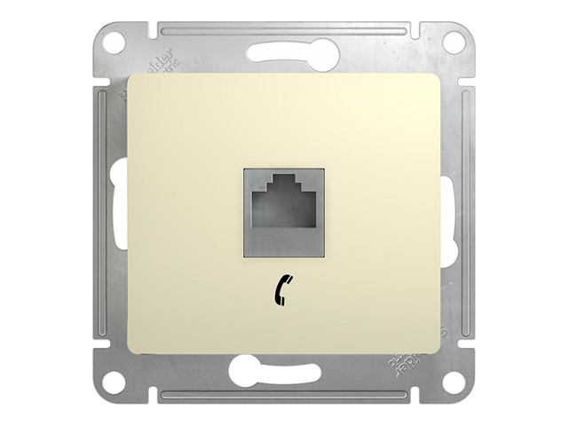 ���������� ������� 1 ���� ���������� RJ11 SYSTEME ELECTRIC Glossa �������  
