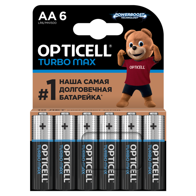 ���������� ��������� OPTICELL ����� ���� 1,5� ����������� AA 6��  