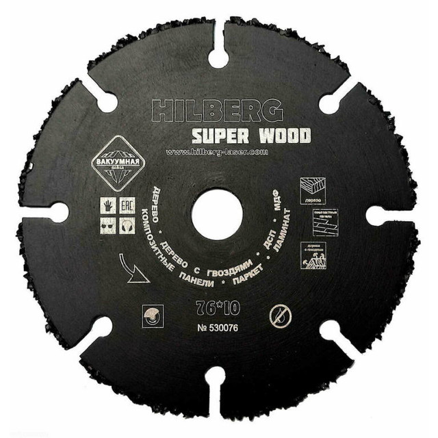 ���������� ���� ������ ������������ HILBERG Super Wood 76�10�1,8�� ����������  