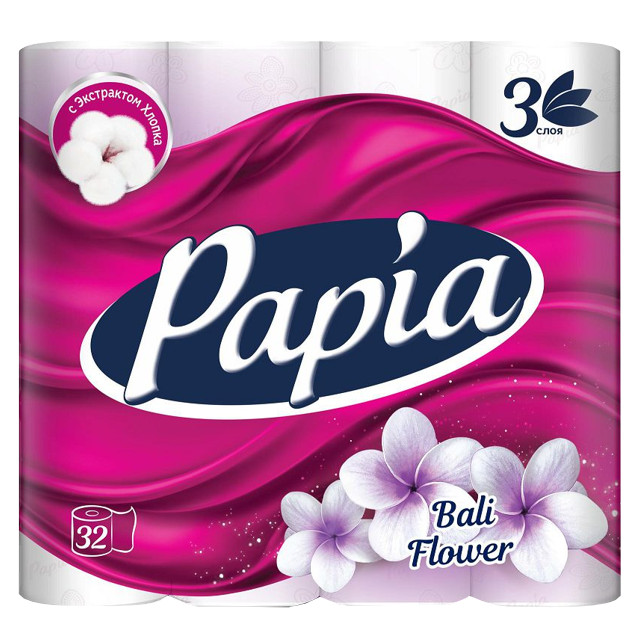 ���������� ������ ��������� PAPIA Bali Flower 32�� � ��. 3-������� 140 ������ ���������������  