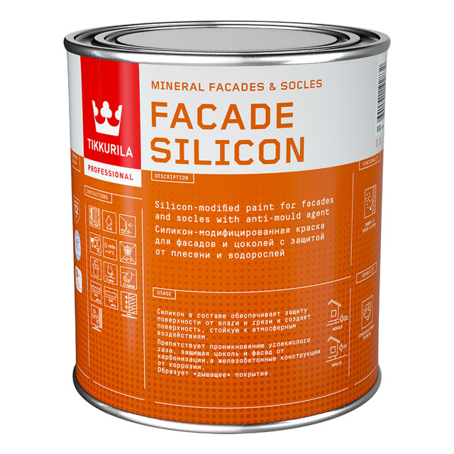���������� ������ ��������� �������� TIKKIVALA Facade Silicon ���� C 0,9� ����������, ���.700011477  