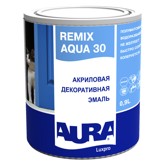 ���������� ����� ��������� AURA LUXPRO REMIX AQUA 30 0,9�, ���.4607003915780  