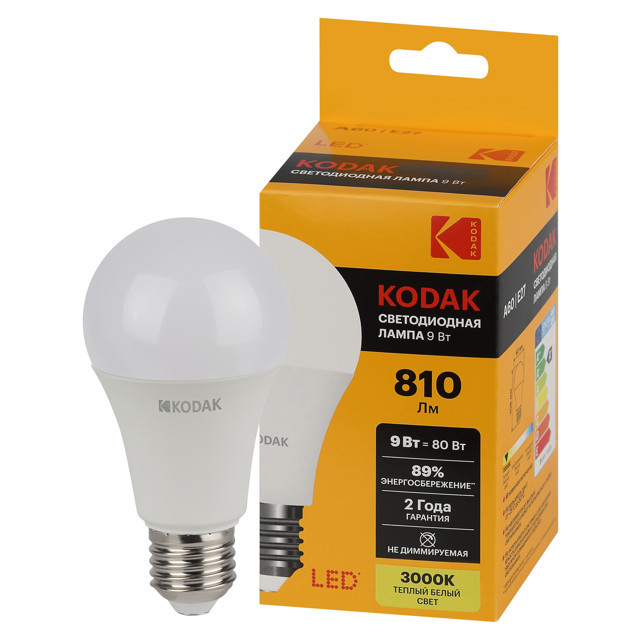 ���������� ����� ������������ KODAK 9�� E27 810�� 3000� �����  